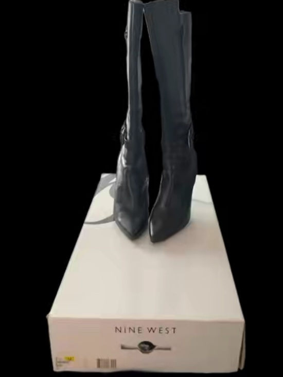 Nine West Shoes - Nine West Black Pointed Toe Knee-High Stiletto Boots